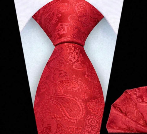 Tie with handkerchief