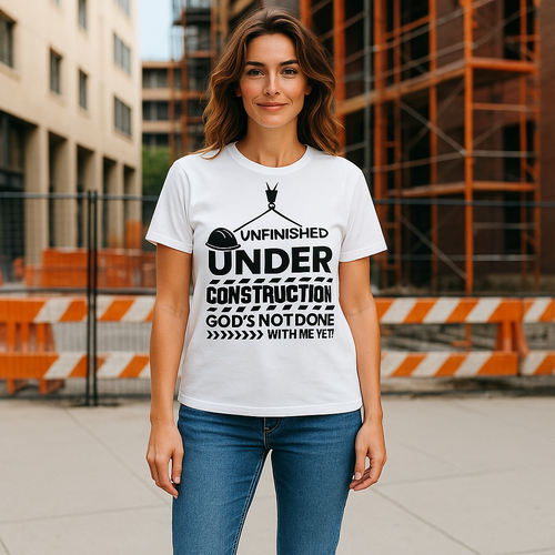 Under construction tshirt