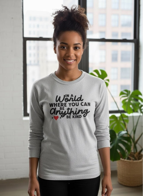 Be kind long sleeve tshirt