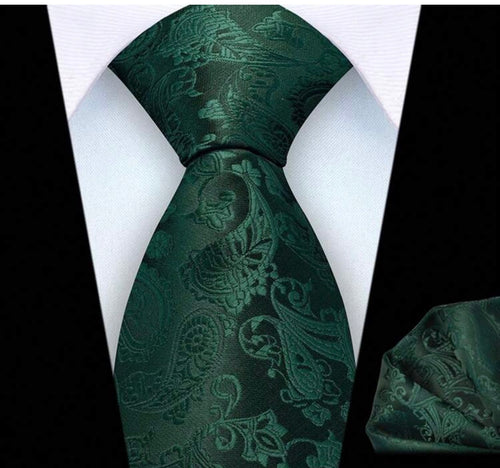 Tie with handkerchief