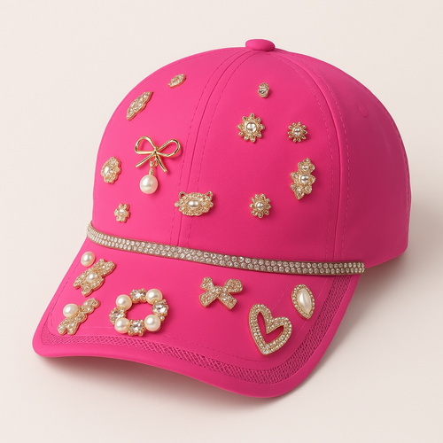 One-of-a-Kind Junk Hat – Pink Glam Edition