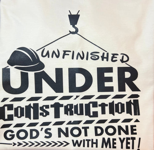 Under construction tshirt (long sleeve)