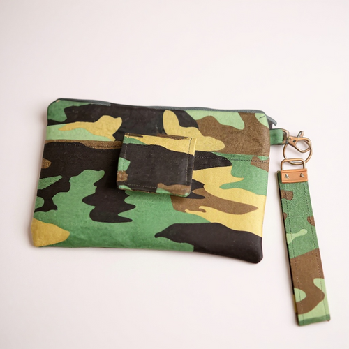 Camo Wristlet Pouch