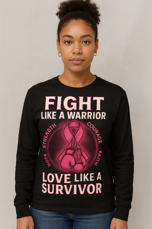 Breast cancer awareness long sleeve tshirts