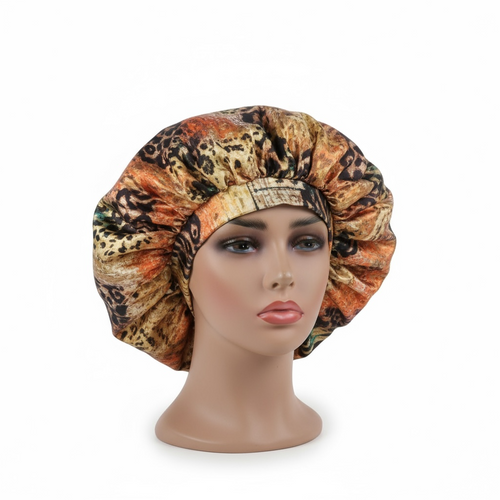 Satin Reversible Bonnets with band✨👑