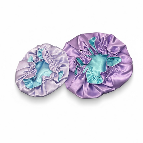 Mommy & Me Satin Reversible Bonnets – Double the Style, Double the Love