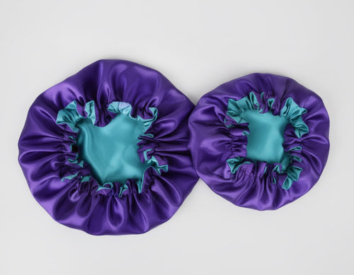 Mommy & Me Satin Reversible Bonnets – Double the Style, Double the Love
