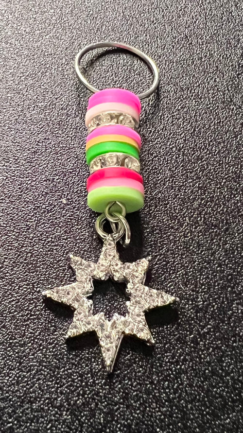 Multi color blinged star